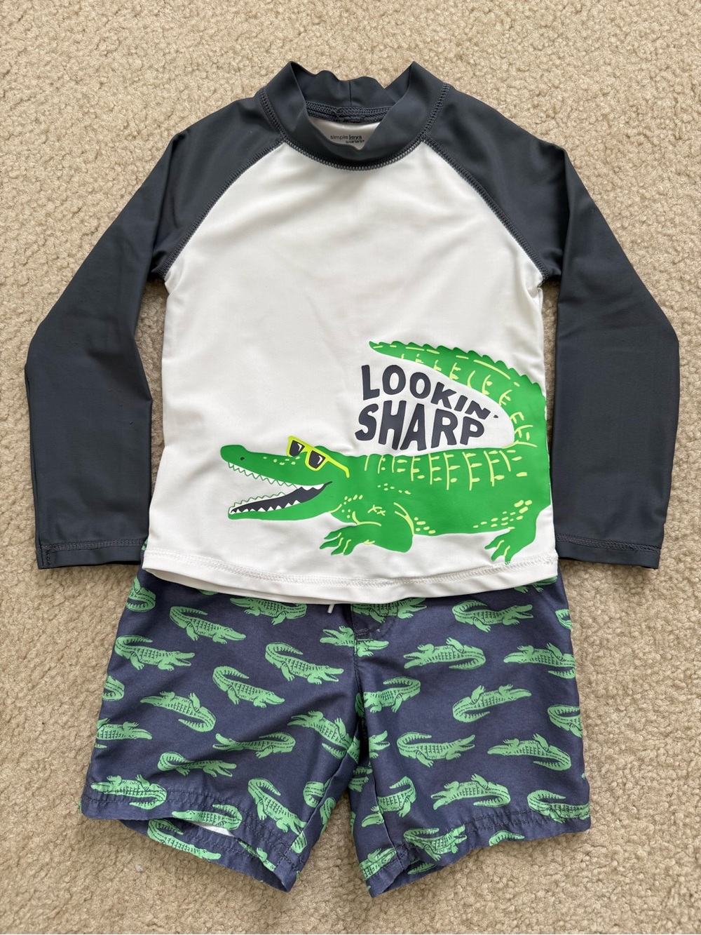 Carter’s (Simple Joys) Toddler Boys Swimsuit - Size 3T
